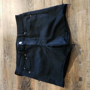 American Eagle Womens Black Next Stretch Shorts Size 10